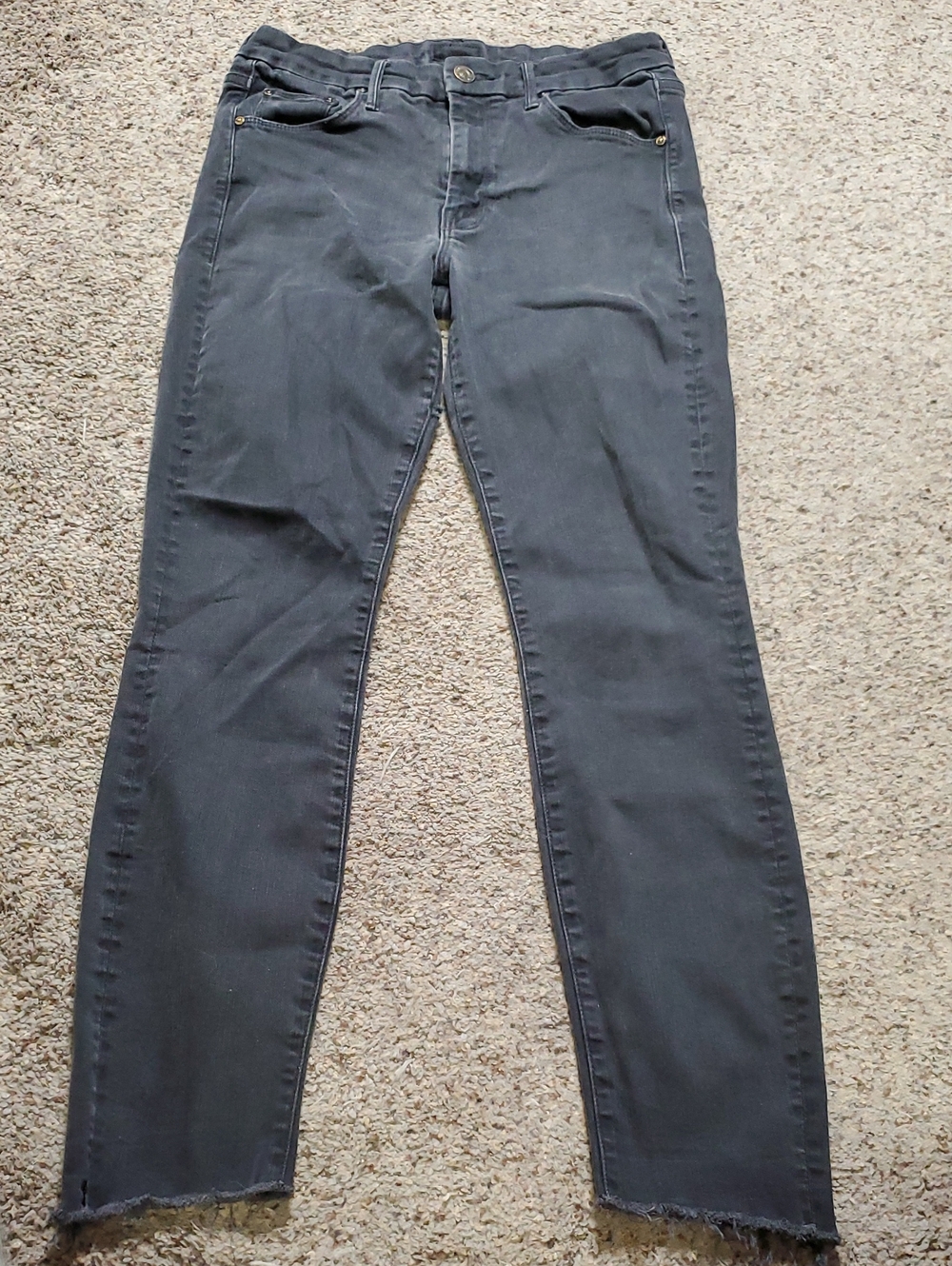 MOTHER Women's Skinny Jeans  Size 26 in Washed Gray